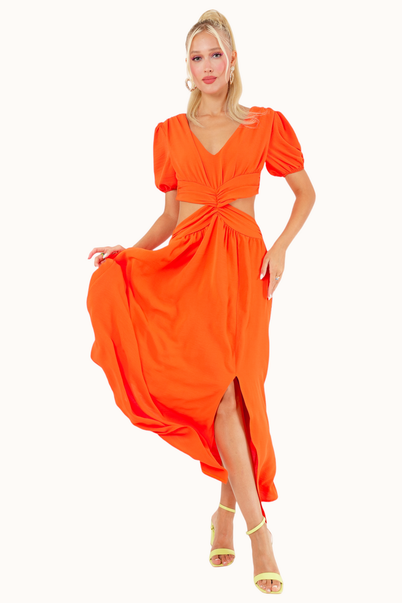 Olly Dress - Orange