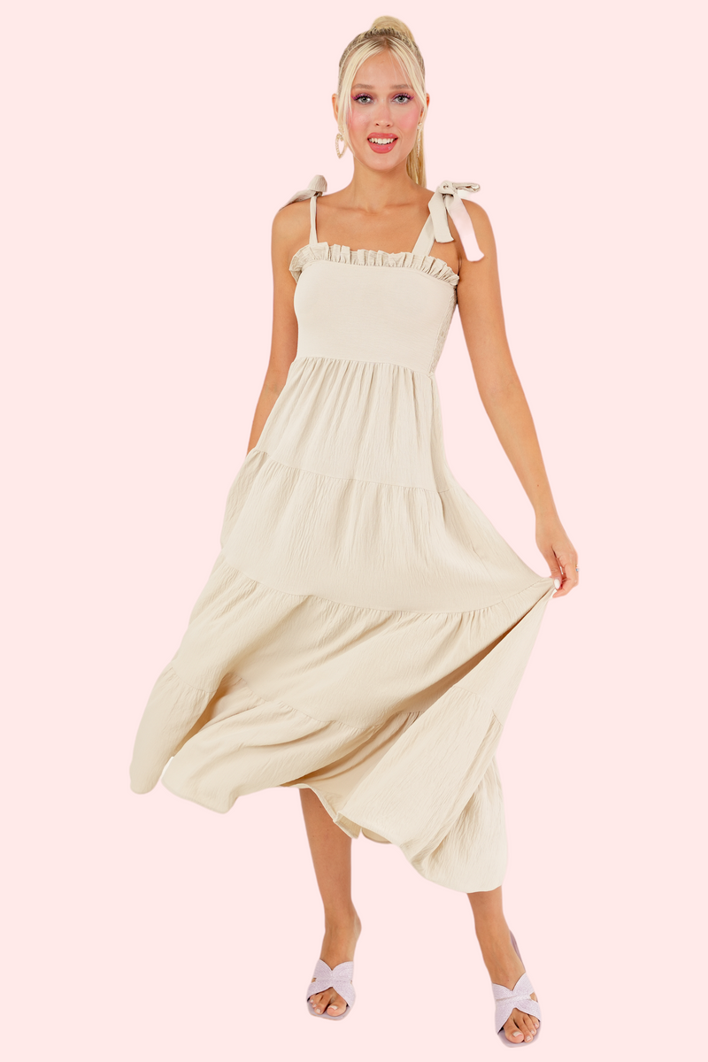 Lora Dress - Beige