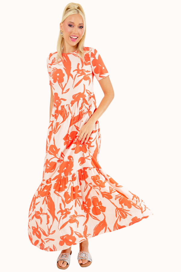 Roma Dress - Peach