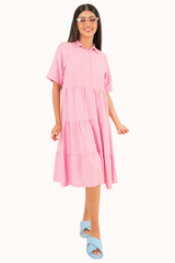 Athena Dress - Pink