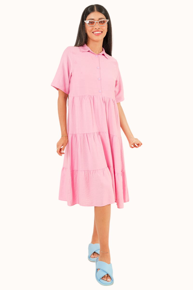 Athena Dress - Pink