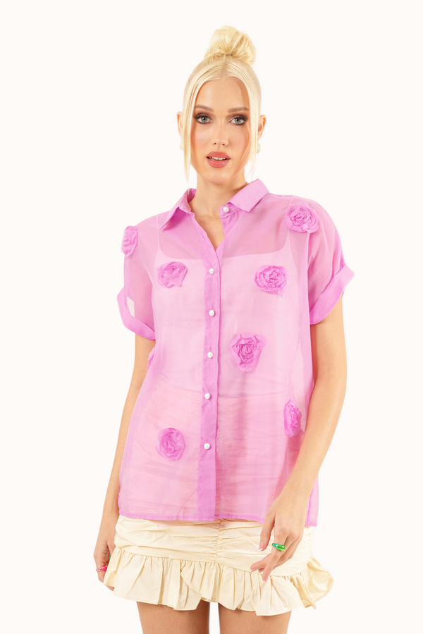 Rosarita Top - Fuchsia