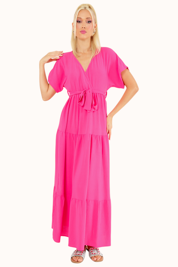 Liva Dress - Dark Pink