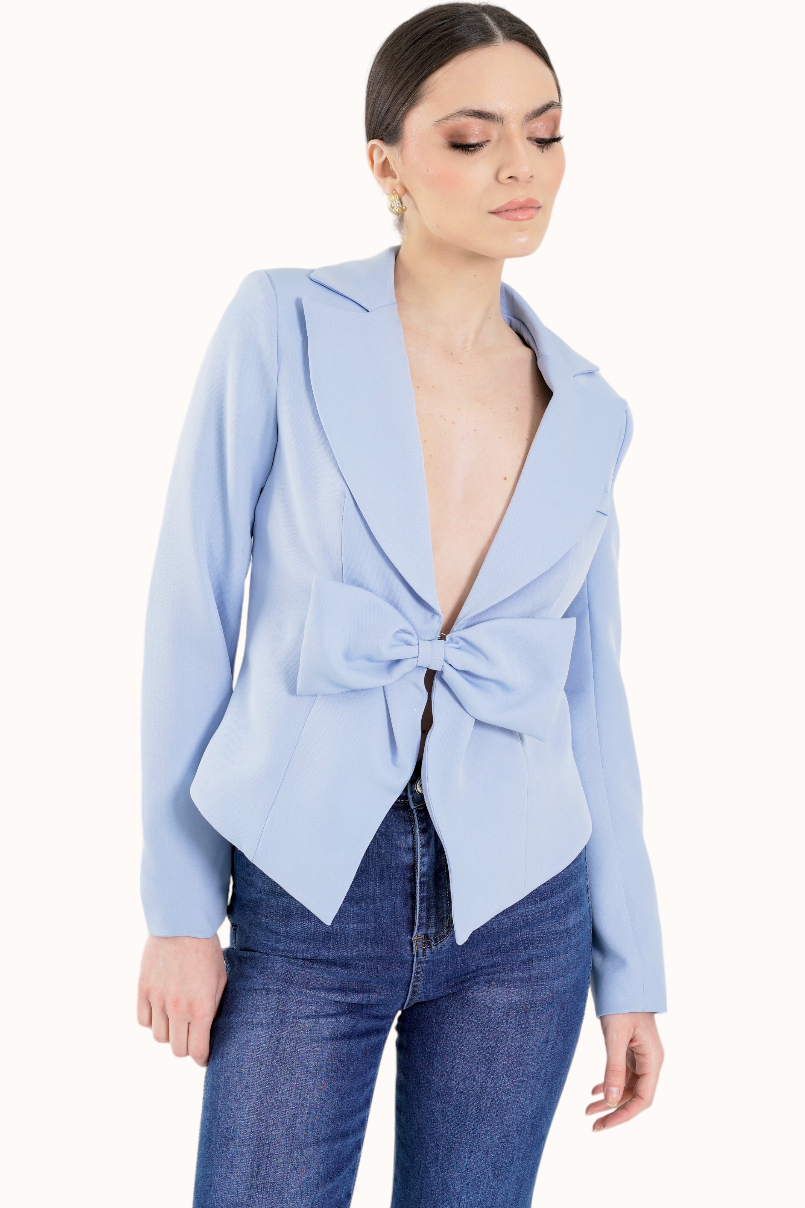 Simona Blazer - Light Blue