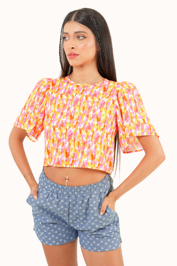 Arina Top - Orange