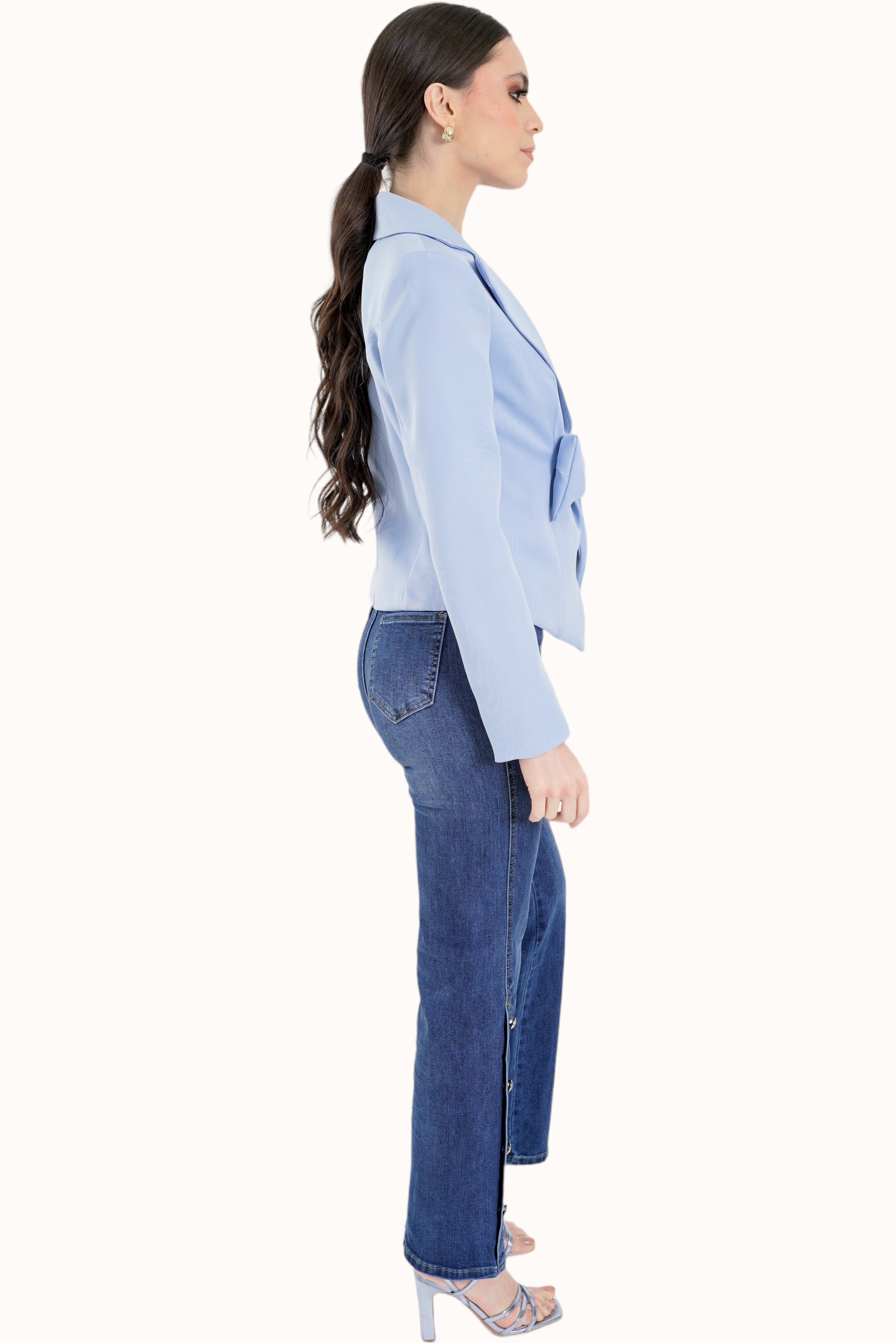 Simona Blazer - Light Blue