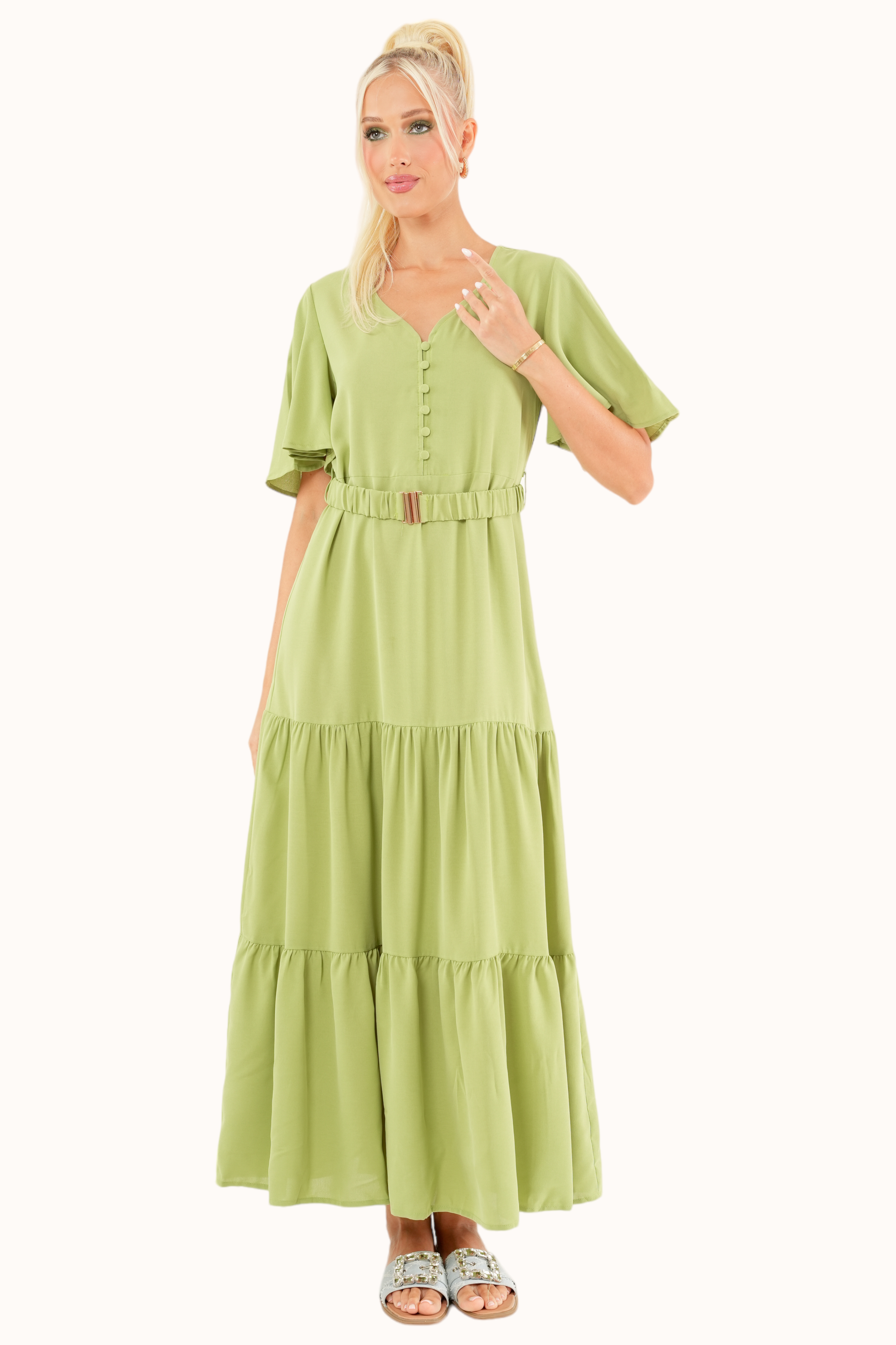 Eugenie Dress - Green