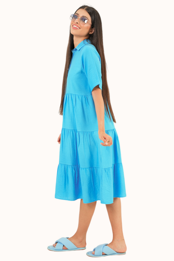 Athena Dress - Blue