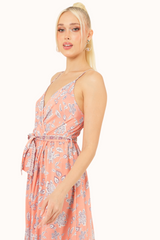 Romana Dress - Peach