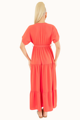 Liva Dress - Coral