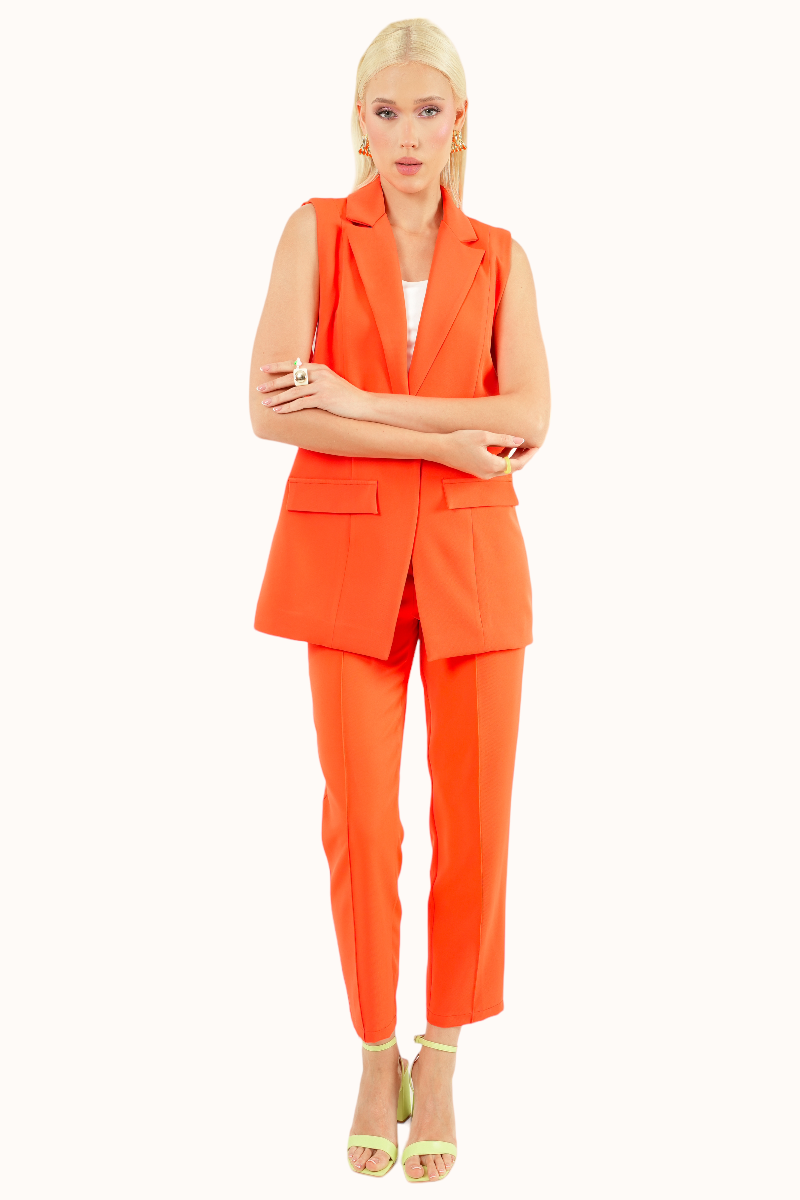 Dana Pants - Dark Orange