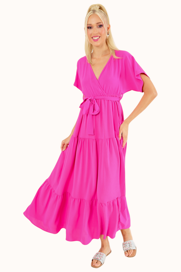 Liva Dress - Fuchsia