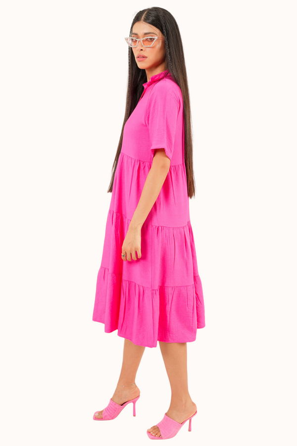 Athena Dress - Fuchsia