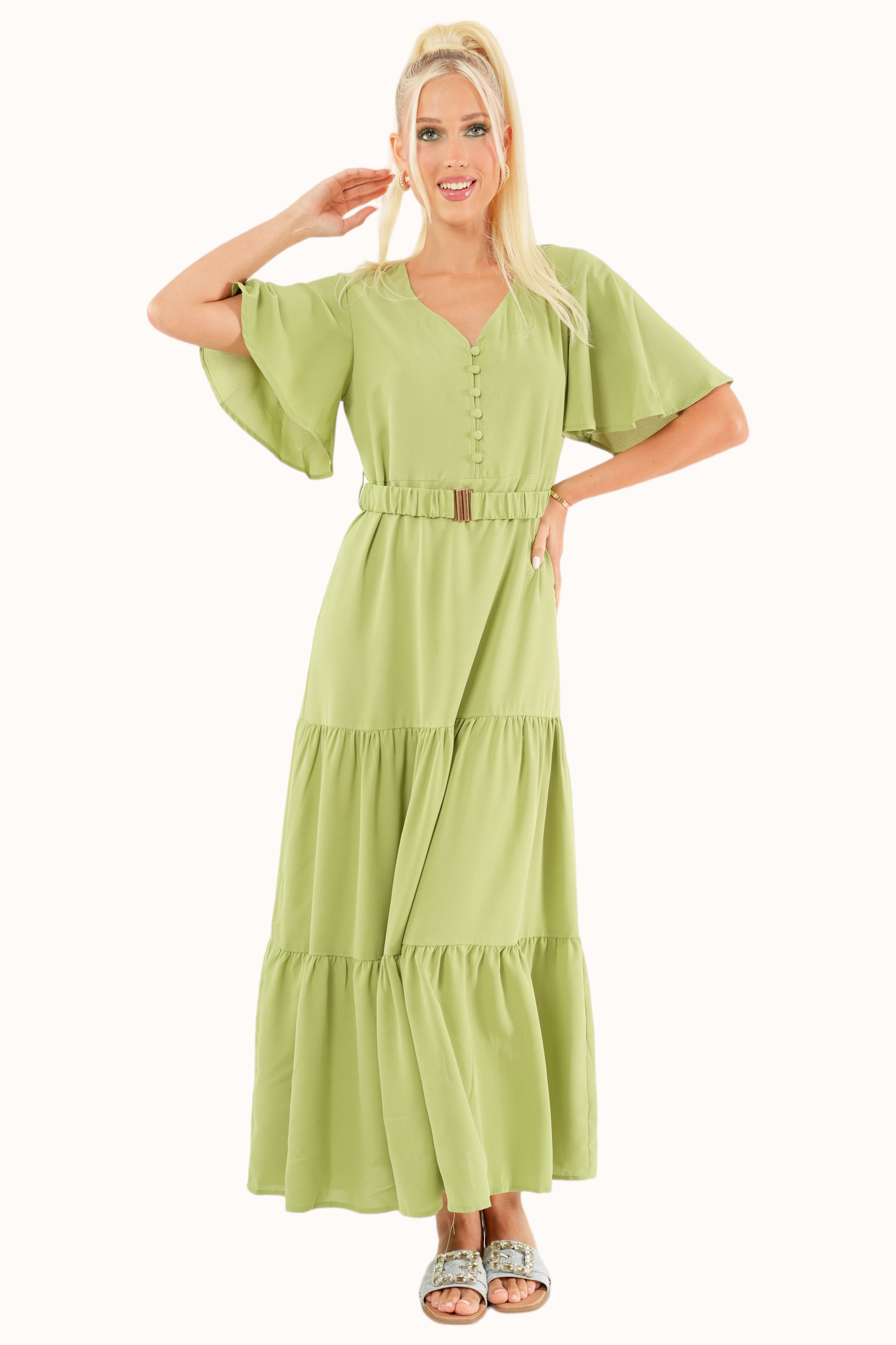 Eugenie Dress - Green