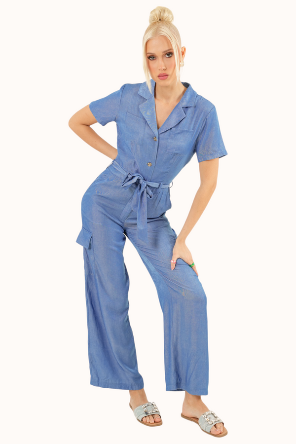 Mandy Jumpsuit - Blue