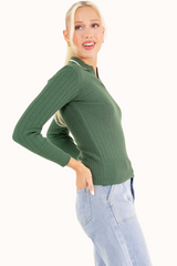 Carla Sweater - Dark Green