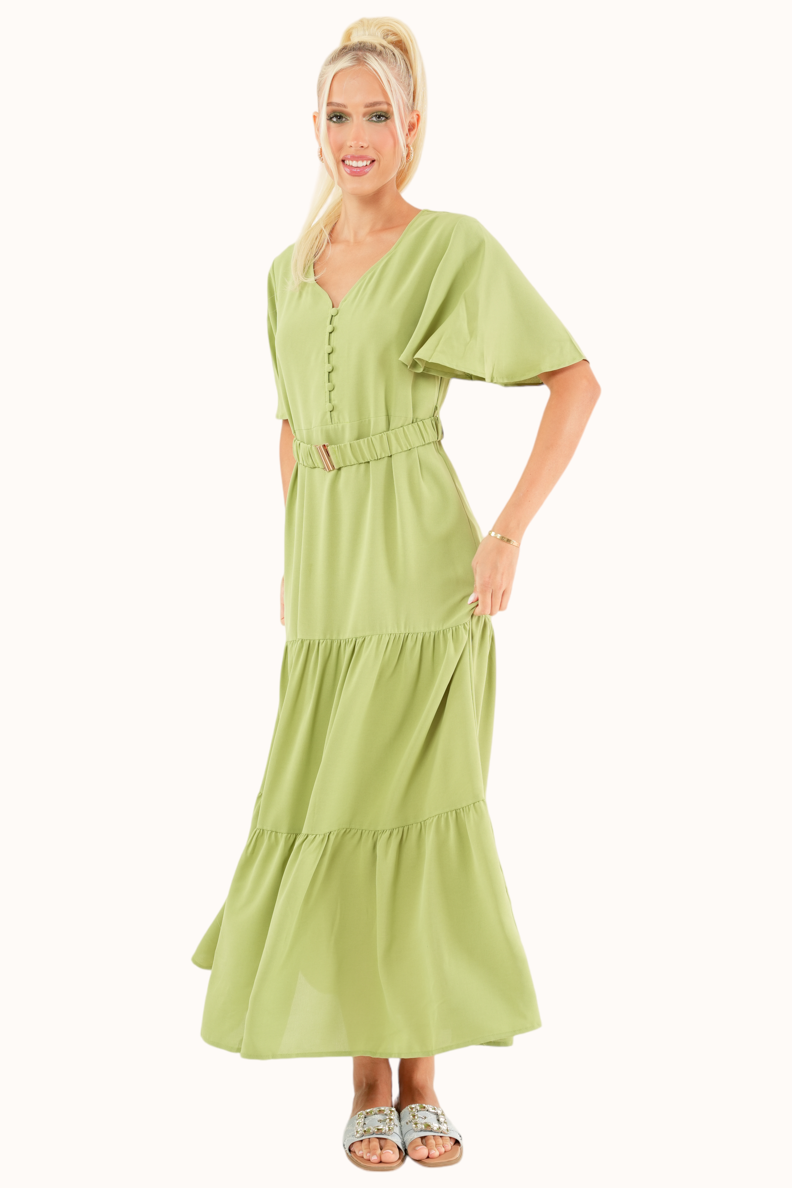 Eugenie Dress - Green