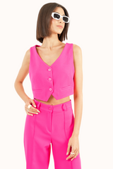 Inna Gilet - Fuchsia