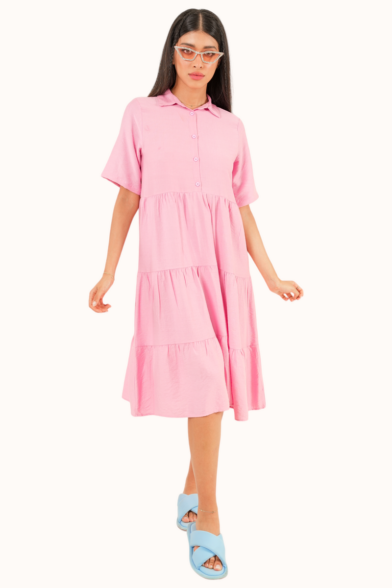 Athena Dress - Pink