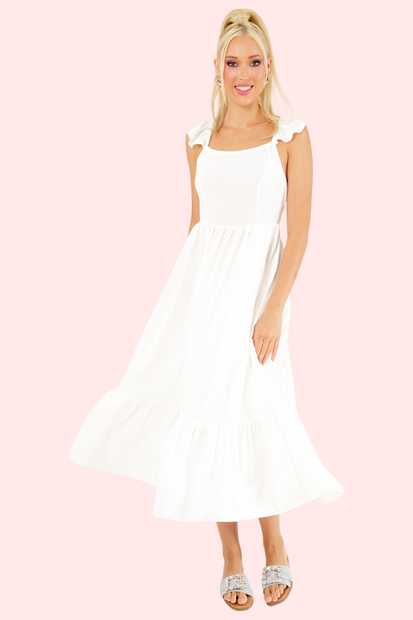 Berta Dress - White