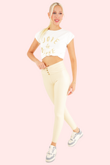 Romy Legging - Light beige