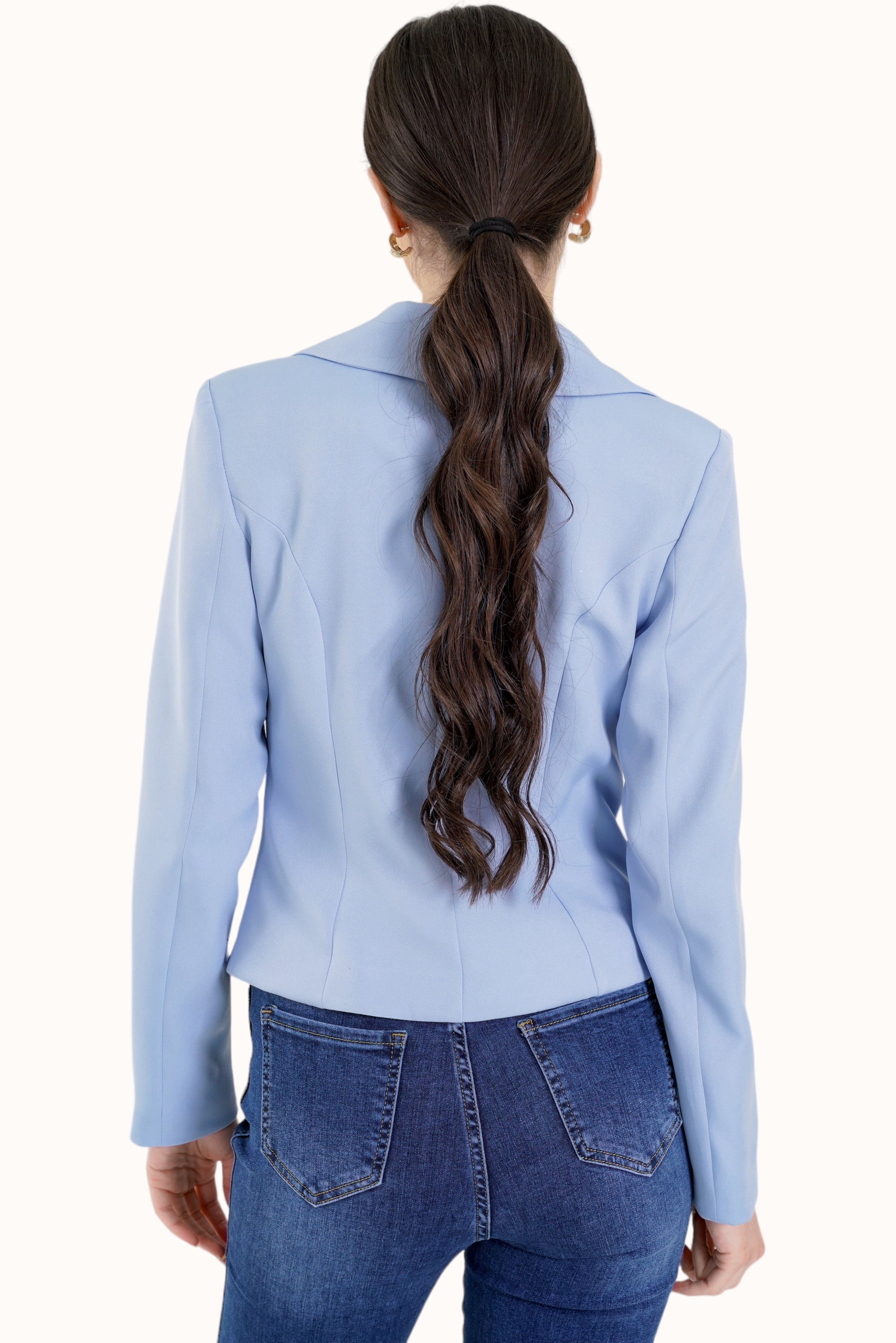 Simona Blazer - Light Blue