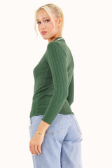 Carla Sweater - Dark Green