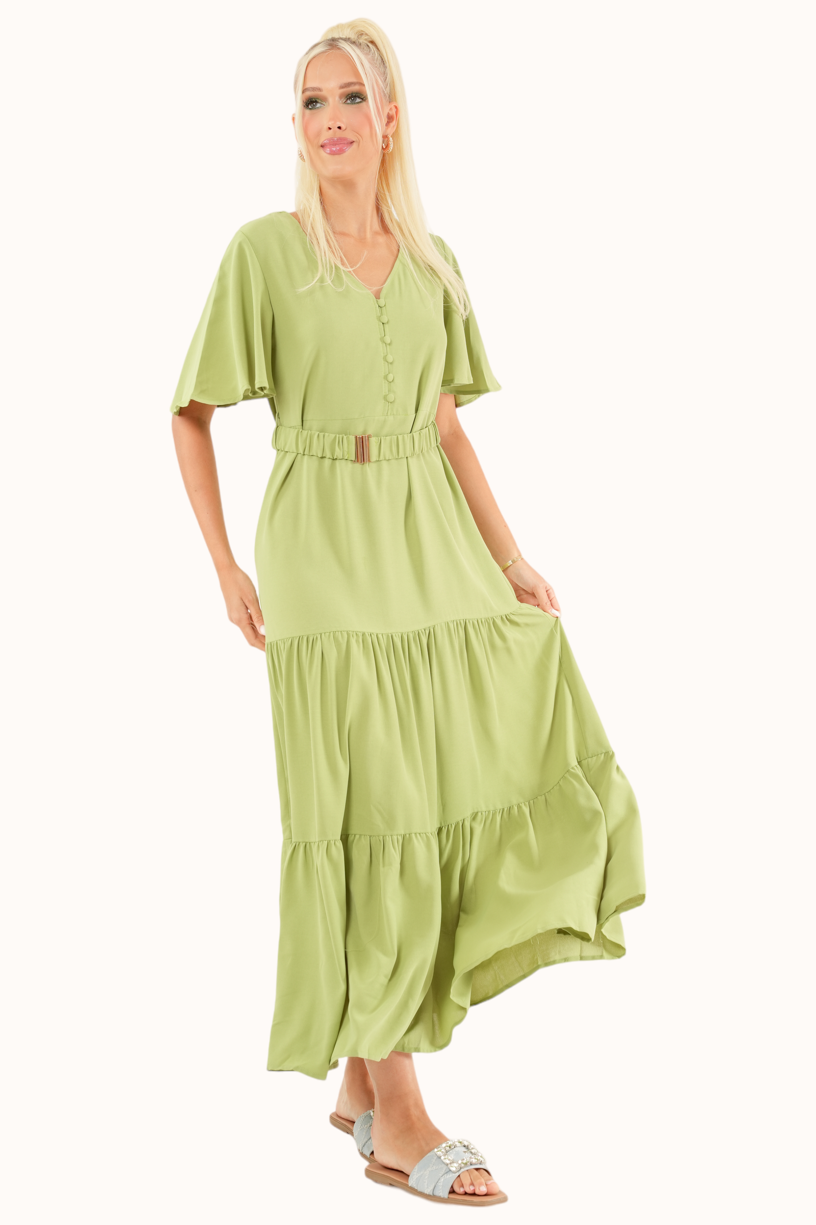 Eugenie Dress - Green