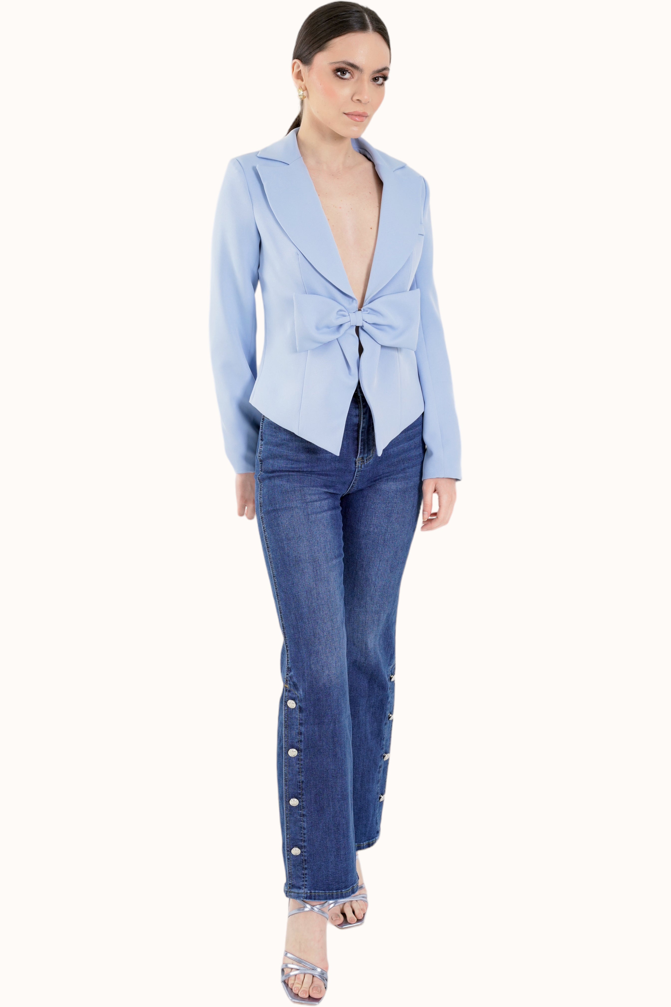 Simona Blazer - Light Blue