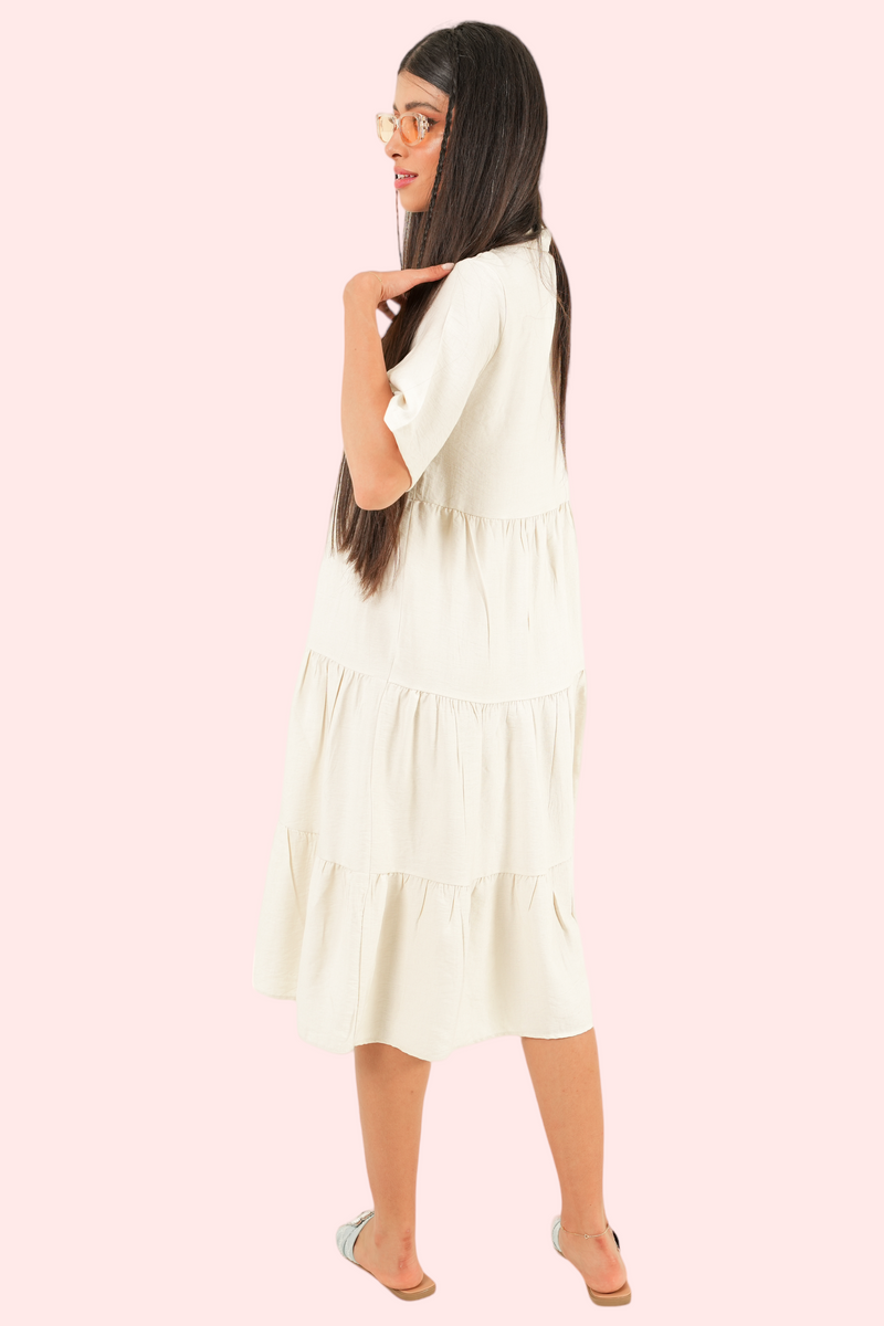 Athena Dress - Beige