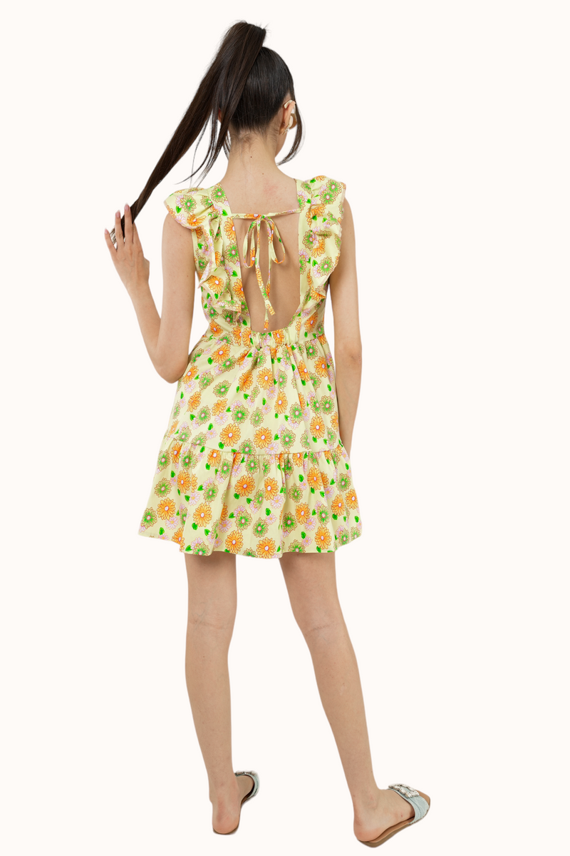 Noella Dress - Yellow