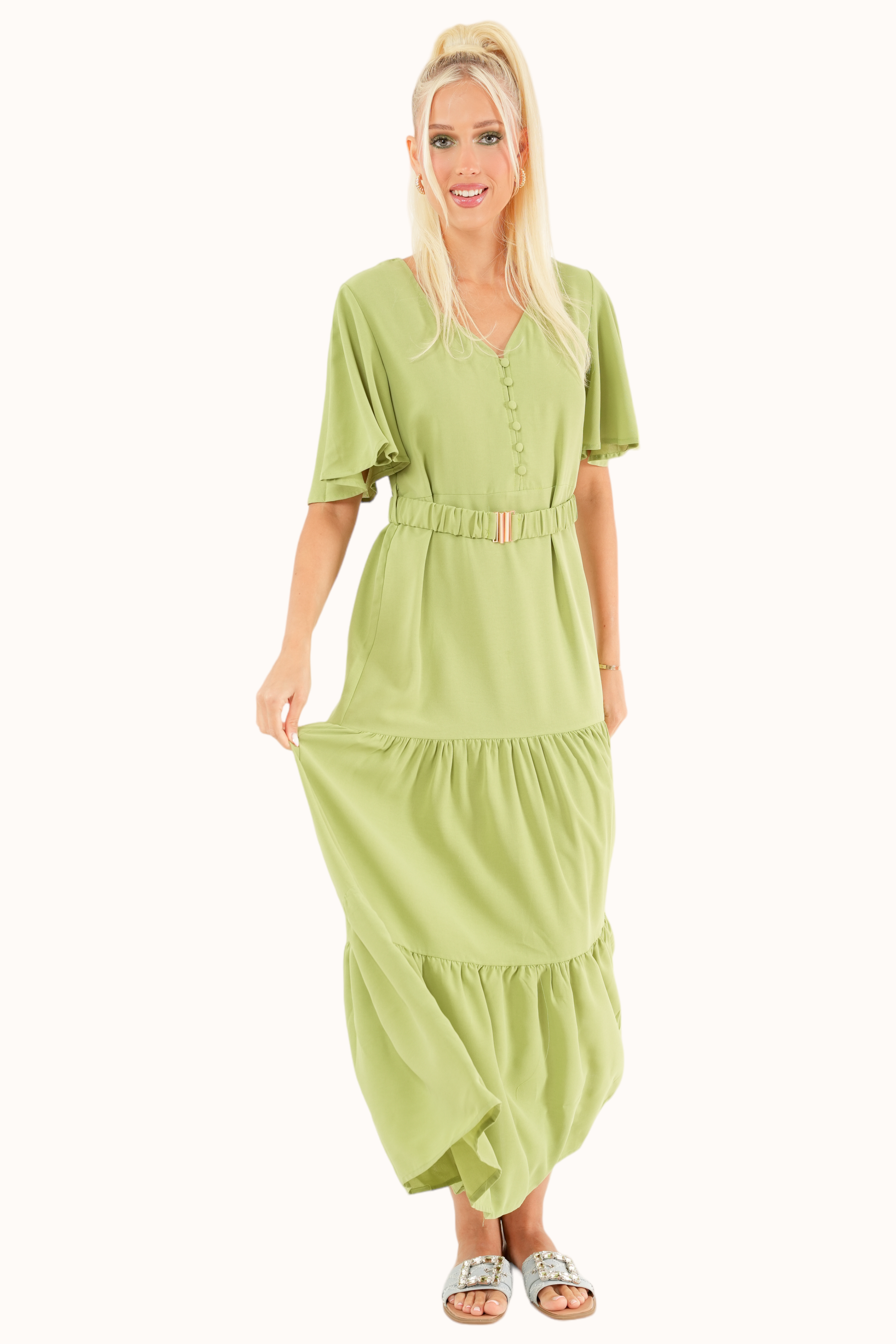 Eugenie Dress - Green