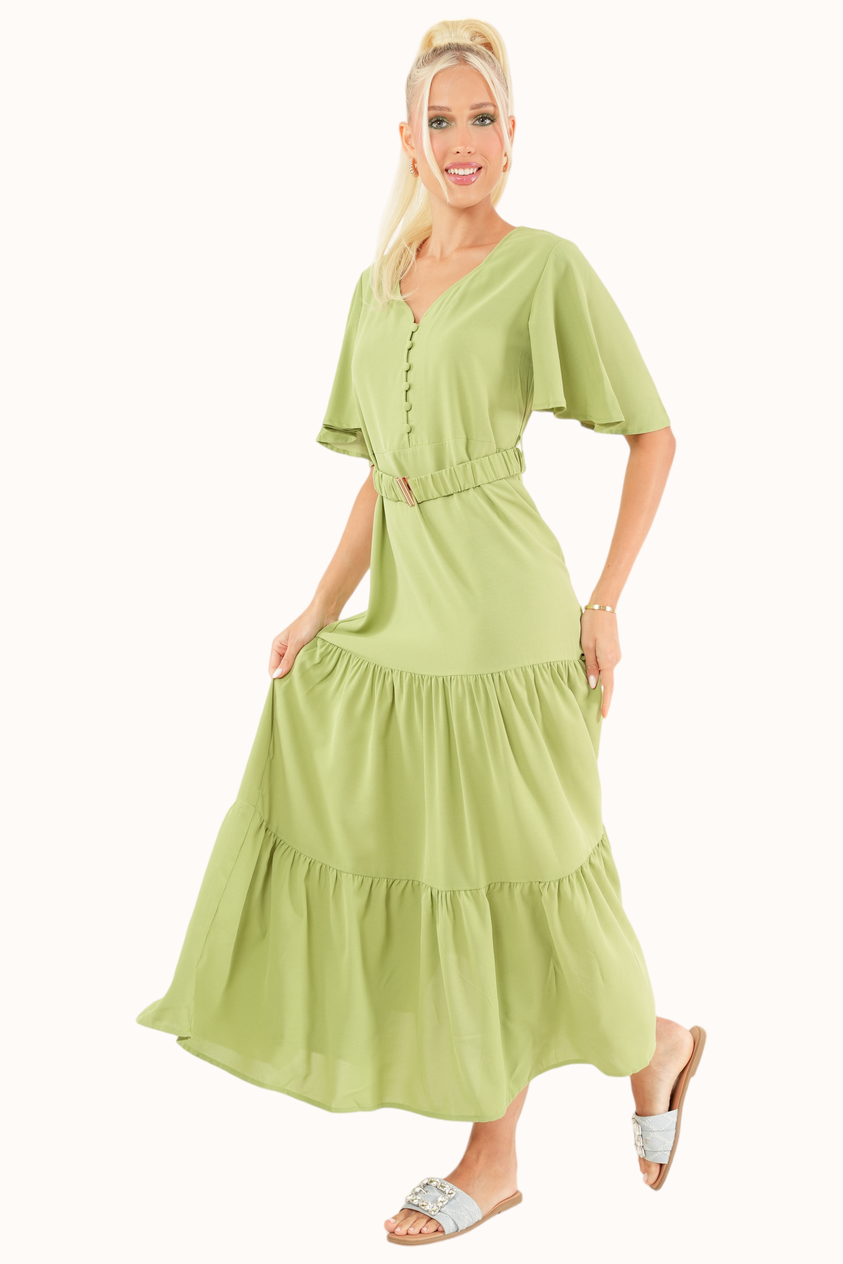 Eugenie Dress - Green