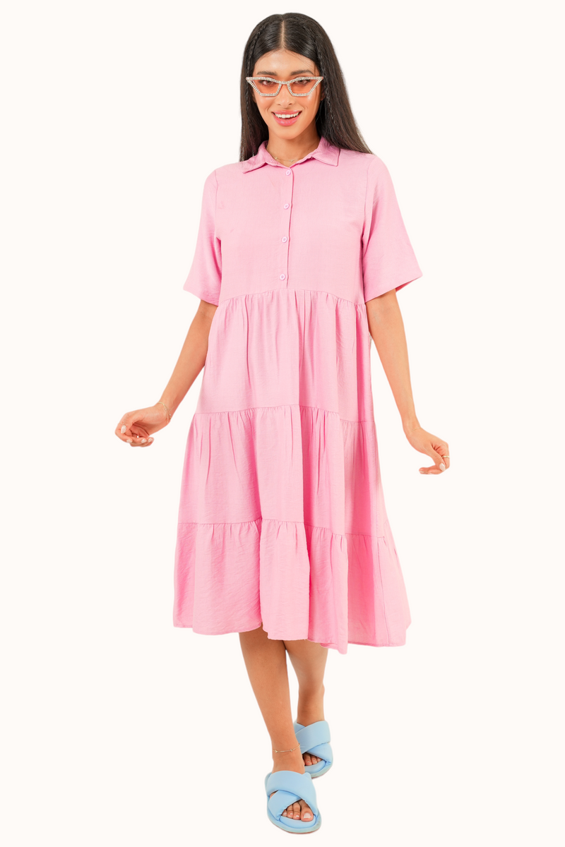 Athena Dress - Pink