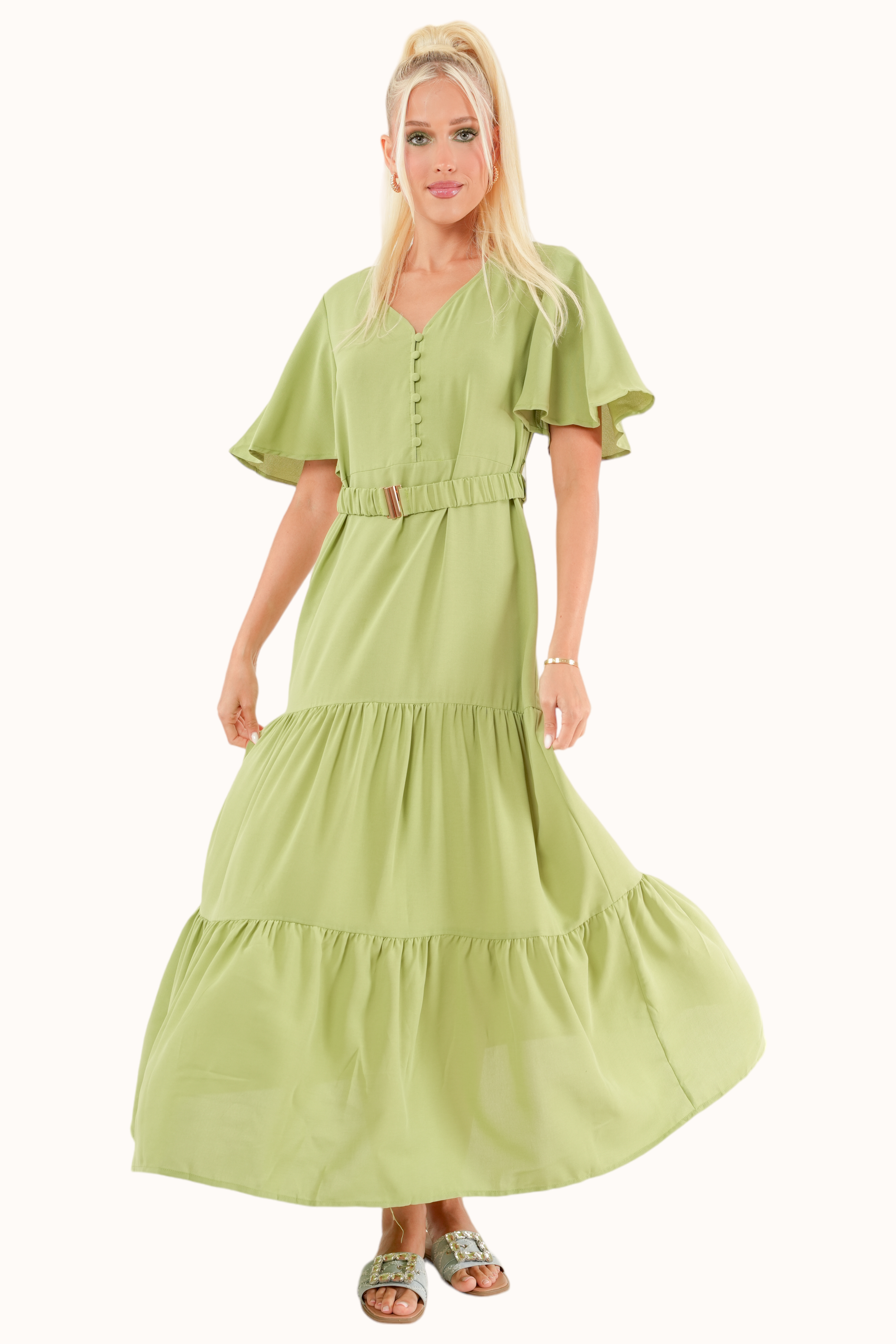 Eugenie Dress - Green