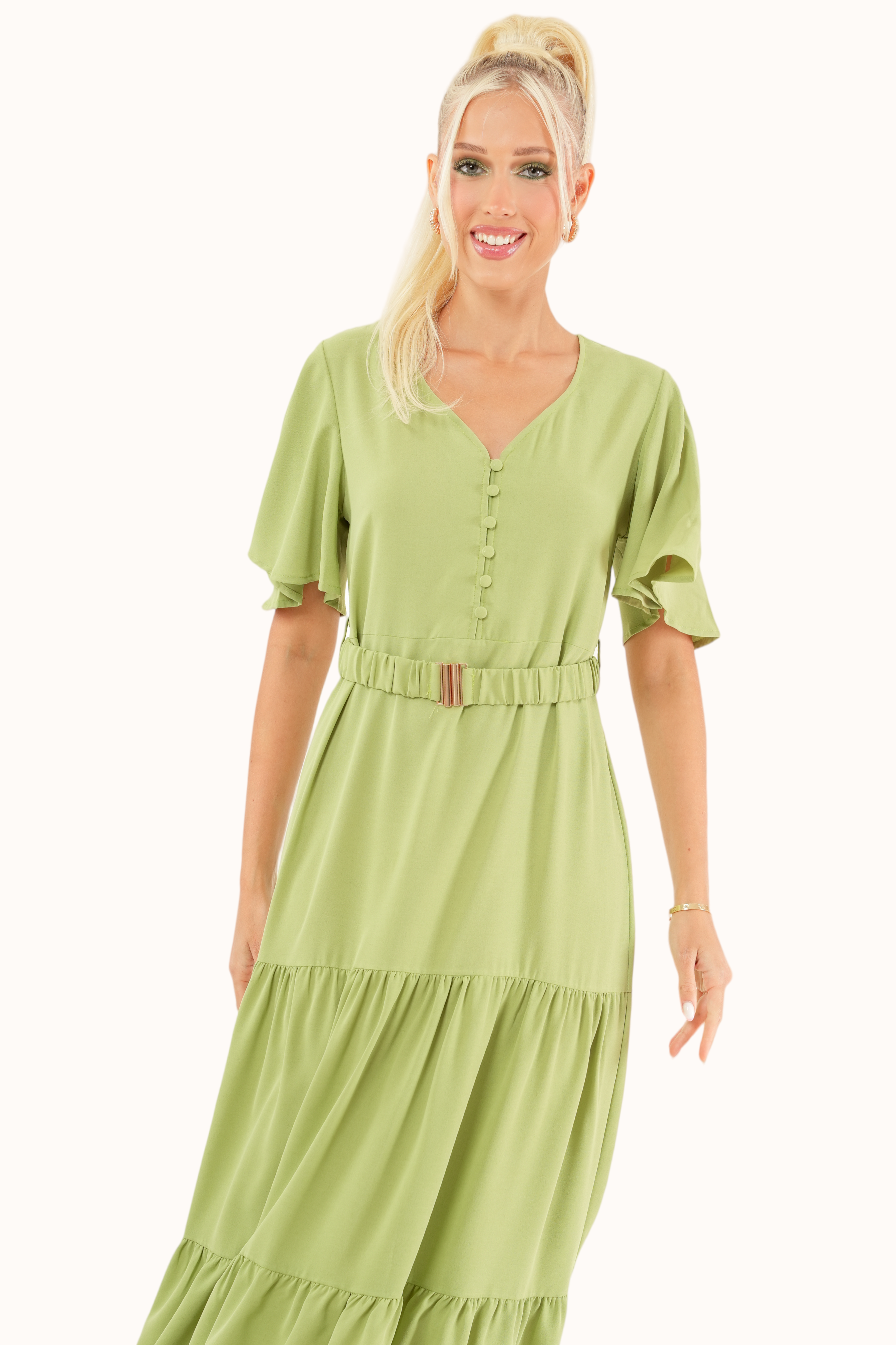 Eugenie Dress - Green