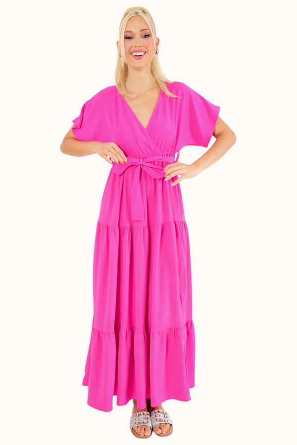 Liva Dress - Fuchsia