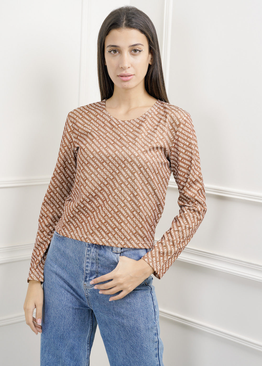 Kyra Top - Brown