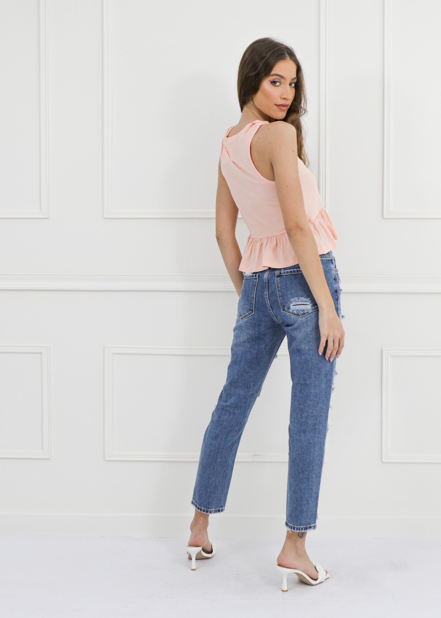 Top Zara - Peach